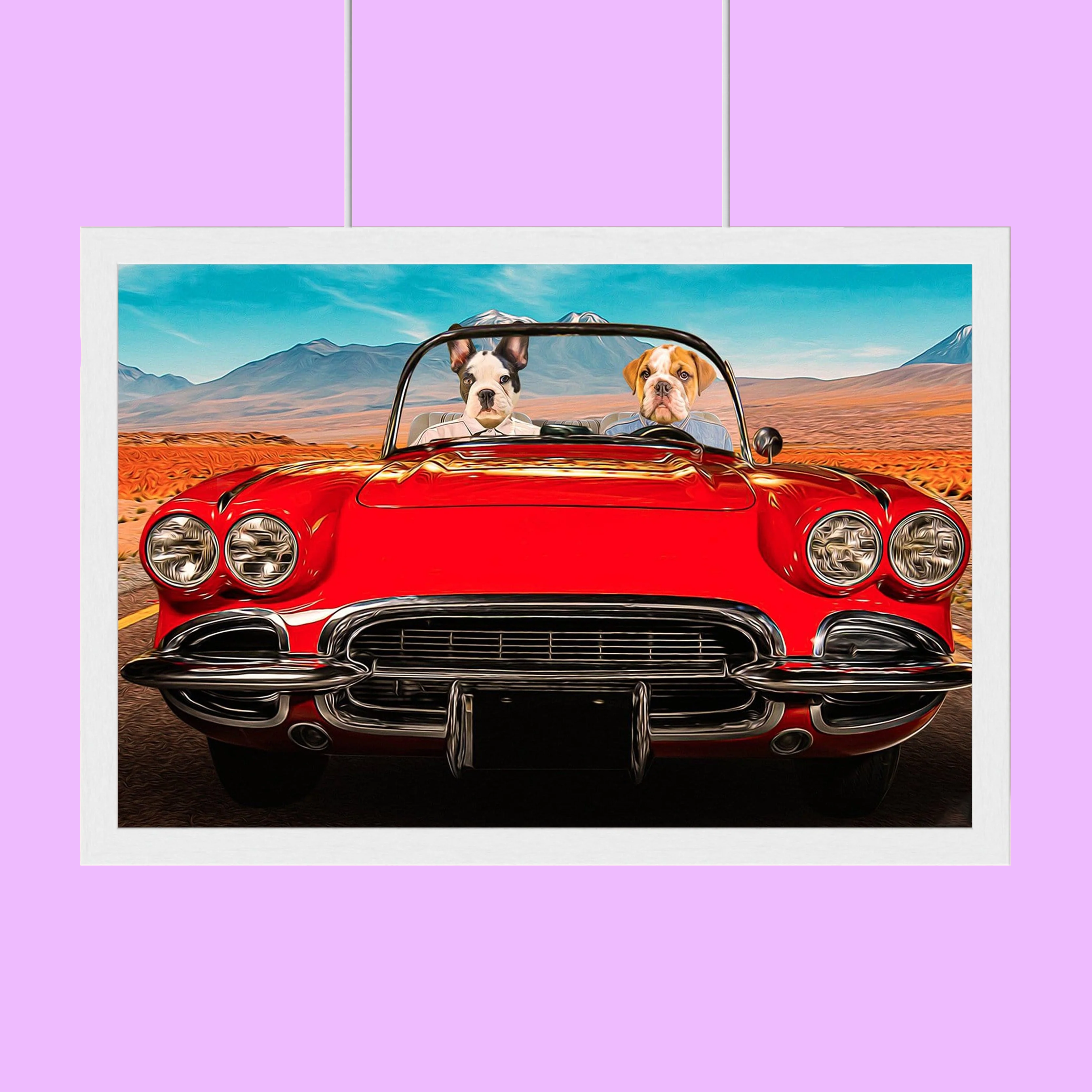Road Trip Duo - Custom Pet Portrait